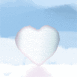 Boule de neige se transformant en coeur
