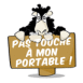 Mouton nerv: "Pas touche  mon portable!"