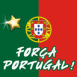 Foot: Drapeau "Força Portugal!"