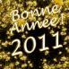"Bonne année 2011" en or massif