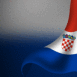 Croatie : Drapeau flottant