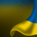 Ukraine : Drapeau Flottant