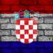 Mur aux couleurs de la Croatie 