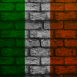 Mur aux couleurs de l'Irlande