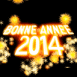 Feu d'artifice "Bonne année 2014"