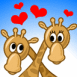 Girafes amoureuses
