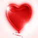 Ballon en forme de coeur