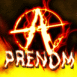 Symbole anarchiste enflammé
