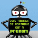 Robot et écran "Touche pas mon portable!"