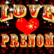 "LOVE" rouge et or au casino