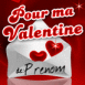 Lettre "Pour ma Valentine"