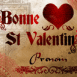 Parchemin "Bonne St-Valentin"
