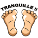 Pieds "tranquille" anims