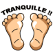 Pieds "tranquille" anim�s