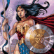 Wonder Woman avec lance et bouclier