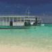 Mer avec un bateau (Maldives)