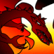 Dragon et flammes