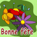 Bouquet de fleurs "Bonne fte"