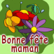Bouquet de fleurs "Bonne fte Maman"