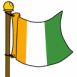 Cote d'ivoire (drapeau flottant)