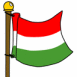 Hongrie (drapeau flottant)