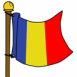 Roumanie (drapeau flottant)