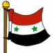 Syrie (drapeau flottant)