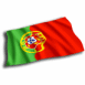 Portugal, drapeau flottant