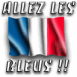 Drapeau "Allez les Bleus"