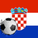 Croatie: Drapeau et ballon encastr